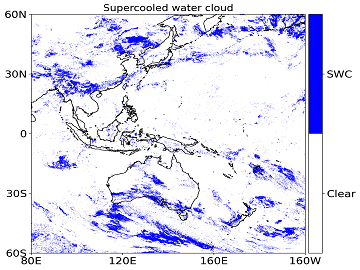 Supercooled water cloud